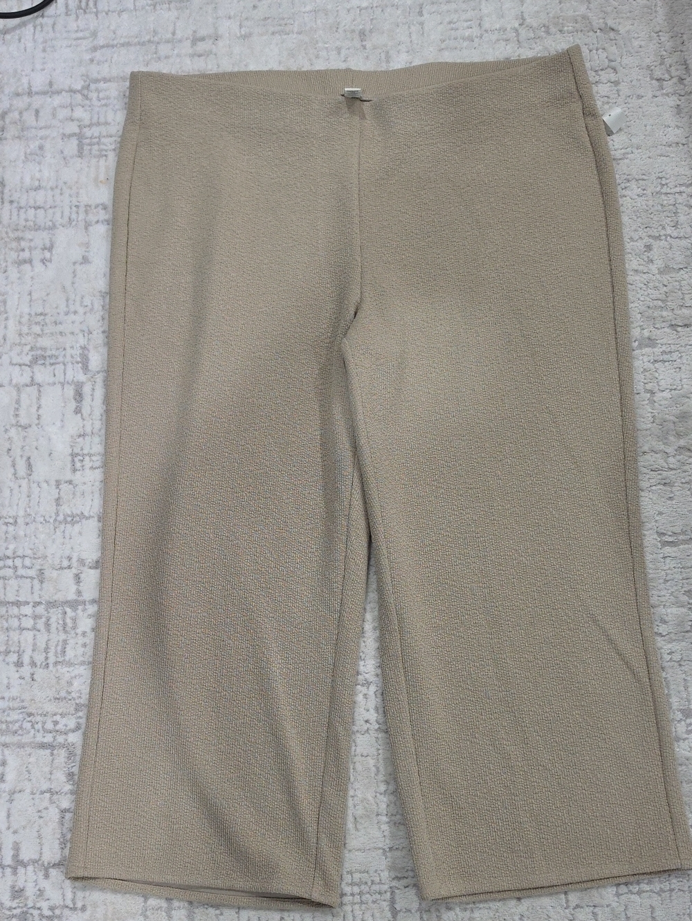 Joie Beige Textured Cropped Pants